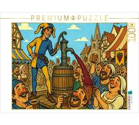 Puzzle · du vin plutôt Que de l'eau | Extrait de la vie d'un vagabond espiègle · 1000 pièces · Format assemblé 64 × 48 cm · CALVENDO Puzzle