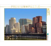 Puzzle CALVENDO Düsseldorf. Mediahafen | 1000 pièces, format assemblé 64 × 48 cm