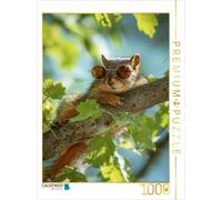 Puzzle CALVENDO Écureuil avec des lunettes de soleil dans un arbre | 1000 pièces