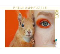 Puzzle · É uil Orange | Des beautés en harmonie de couleurs · générées par l'IA · 1000 pièces · Format assemblé 64 × 48 cm · CALVENDO Puzzle