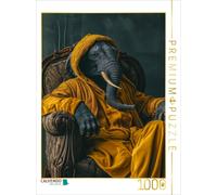 Puzzle CALVENDO Éléphant élégant | 1000 pièces, format assemblé 64 × 48 cm | Puz