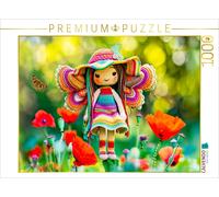 Puzzle CALVENDO Elfe dans un champ de coquelicots | 1000 pièces, format assemblé