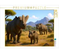 Puzzle CALVENDO Embolotherium - animaux primitifs disparus | 1000 pièces, format