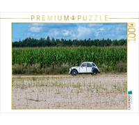 Puzzle CALVENDO En chemin, au milieu d'un champ de maïs | 1000 pièces, format as