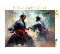 Puzzle CALVENDO Entraînement au combat de deux samouraïs | 1000 pièces, format a