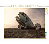 CALVENDO Puzzle Naufrage d'un Avion en Islande 1000 Pieces 64 x 48 cm from Oliver Pinkoss