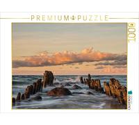 CALVENDO Puzzle Groynes sur la côte de la mer Baltique 1000 Pieces 64 x 48 cm from Rico Ködder