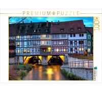 Puzzle CALVENDO Erfurt. Le pont des Épicier | 1000 pièces, format assemblé 64 ×