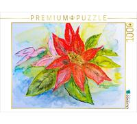 CALVENDO Puzzle Poinsettia 1000 Pieces 64 x 48 cm from Gudrun Rebel