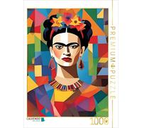 Puzzle CALVENDO Explosion de couleurs de la force. Portrait de femme moderne dan
