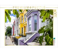 Puzzle CALVENDO Façades de maisons colorées avec style Notting Hill | 1000 pièce