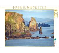 Puzzle CALVENDO Falaises des îles Shetland | 1000 pièces, format assemblé 64 × 4