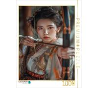 Puzzle CALVENDO Femme asiatique avec arc et flèches | 1000 pièces, format assemb