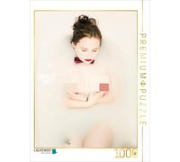 CALVENDO Puzzle Fille Nue avec Un Noeud Papillon Rouge 1000 Pieces 48 x 64 cm from Markus W. Lambrecht