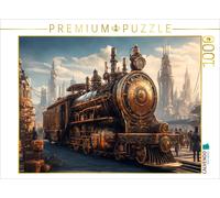 Puzzle · Flot de Vapeur dans la Gare | Le monde des machines steampunk · 1000 pièces · Format assemblé 64 × 48 cm · CALVENDO Puzzle
