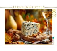 Puzzle CALVENDO Fromage bleu de Roquefort avec noix et poires | 1000 pièces, for
