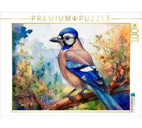 Puzzle CALVENDO Geai des chênes | 1000 pièces, format assemblé 64 × 48 cm | Puzz