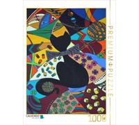 Puzzle CALVENDO Gentleman-Kätz, Petra Kolossa, acrylique sur toile, 70 x 50, 201