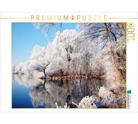 CALVENDO Puzzle Hoarfrost sur la Havel à Havelland 1000 Pieces 64 x 48 cm from Anja Frost