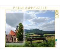 Puzzle CALVENDO Hersbruck, l'église municipale et vue sur la campagne | 1000 piè
