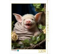 Puzzle CALVENDO Heureux | 1000 pièces, format assemblé 64 × 48 cm | Puzzle photo