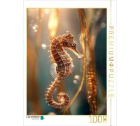 Puzzle CALVENDO Hippocampes dans les herbiers marins | 1000 pièces, format assem