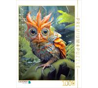 Puzzle · Hybrides Animaux | Chouette aux plumes rouges · 1000 pièces · Format assemblé 64 × 48 cm · CALVENDO Puzzle