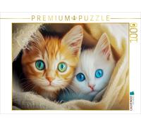 Puzzle CALVENDO Illustrations de chats | 1000 pièces, format assemblé 64 × 48 cm