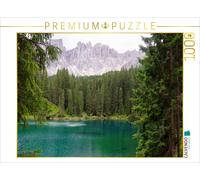 Puzzle CALVENDO Italie : vue sur le lac de Carezza et le Latemar | 1000 pièces,