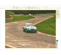 Puzzle CALVENDO Jaguar Type E de course | 1000 pièces, format assemblé 64 × 48 c