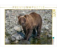 Puzzle CALVENDO Je cherche un bon saumon | 1000 pièces, format assemblé 64 × 48