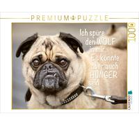CALVENDO Puzzle Ich spüre den Wolf in Mir. ES könnte Aber Auch Hunger Sein. 1000 Teile Puzzle quer 1000 Pieces 64 x 48 cm from Verlag
