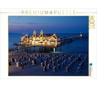 CALVENDO Puzzle Pont de Mer Sellin, Île de Rügen 1000 Pièces Taille de la Pose 64 x 48 cm Photo Puzzle Image de Siegfried Kuttig