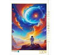 Puzzle · La Fascination de l'espace | Un astronaute en quête de nouveaux horizons · 1000 pièces · Format assemblé 64 × 48 cm · CALVENDO Puzzle