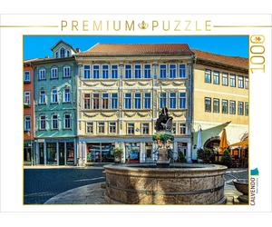 Puzzle CALVENDO La fontaine de la mairie | 1000 pièces, format assemblé 64 × 48