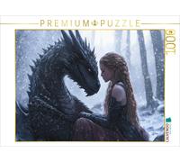 Puzzle CALVENDO La gardienne et son ami dragon | 1000 pièces, format assemblé 64