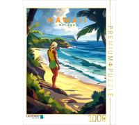 Puzzle CALVENDO La houle à Moloka'i | 1000 pièces, format assemblé 64 × 48 cm |