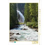 Puzzle CALVENDO La Krimmler Ache et sa cascade inférieure | 1000 pièces, format