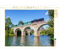 Puzzle CALVENDO La ligne ferroviaire de la Weißeritztal près de Malter | 1000 pi