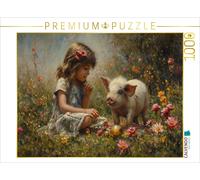 Puzzle CALVENDO La magie de l'été avec l'ami des cochons | 1000 pièces, format a