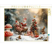 Puzzle CALVENDO La magie de Noël avec les nains de jardin | 1000 pièces, format