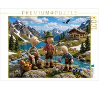 Puzzle CALVENDO La magie du printemps à l'alpage | 1000 pièces, format assemblé