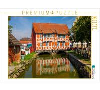 Puzzle CALVENDO La maison du pont de Wismar | 1000 pièces, format assemblé 64 ×