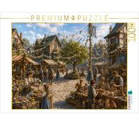 Puzzle CALVENDO La place du marché de Caelora | 1000 pièces, format assemblé 64