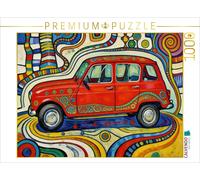 Puzzle CALVENDO La Renault R4, une voiture culte | 1000 pièces, format assemblé