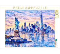 Puzzle CALVENDO La Statue de la Liberté à New York | 1000 pièces, format assembl