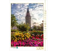 Puzzle CALVENDO La tour penchée de Kitzingen | 1000 pièces, format assemblé 64 ×