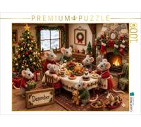 Puzzle CALVENDO La veille de Noël à la Maison des souris | 1000 pièces, format a