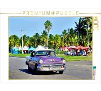 CALVENDO Puzzle La Voiture américaine Oldsmobile Golden Rocket 88 de 1957 à Cuba. 1000 Pieces 64 x 48 cm from Henning Von Loewis of Menar