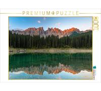 Puzzle CALVENDO Lac de Carezza, Italie | 1000 pièces, format assemblé 64 × 48 cm